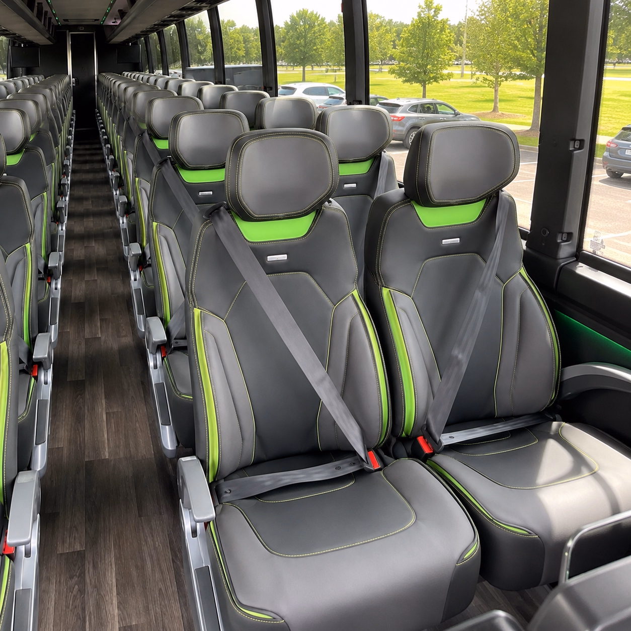 el cajon charter bus interior
