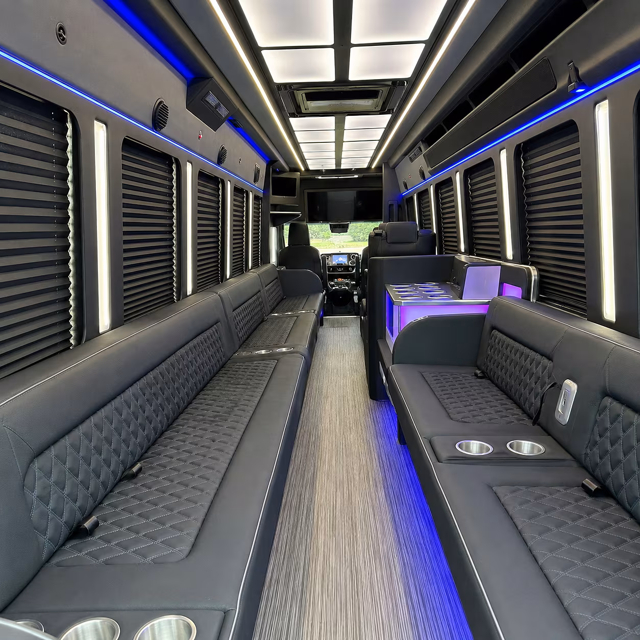 el cajon party bus rental interior