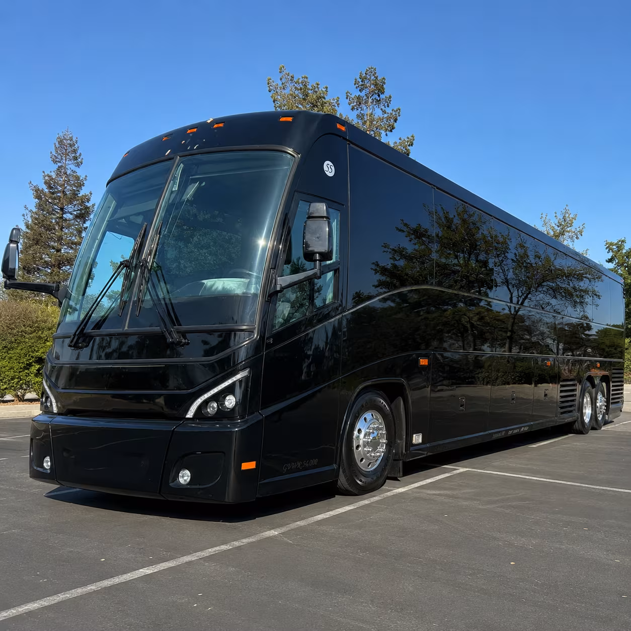 santee show up to santee concerts in a charter bus