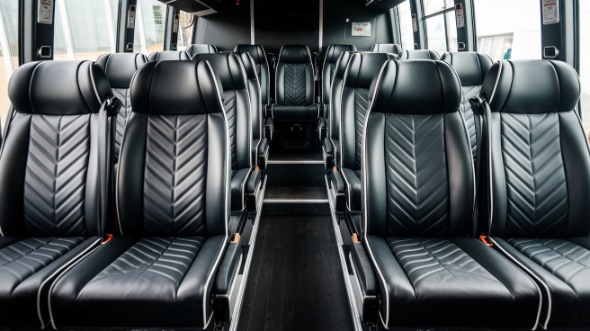 18 passenger minibus inside temecula