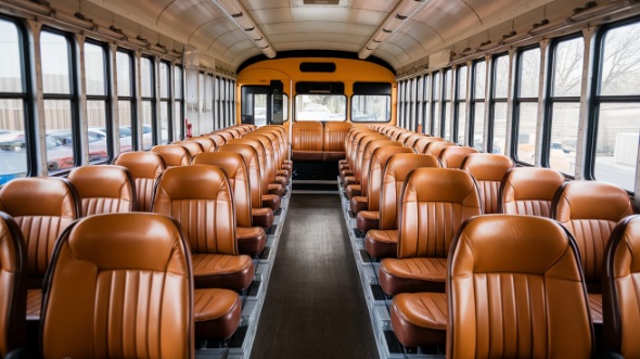 el cajon school bus rental inside