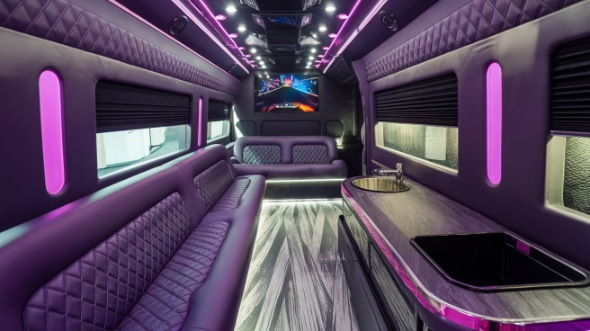 el cajon sprinter limo rental interior